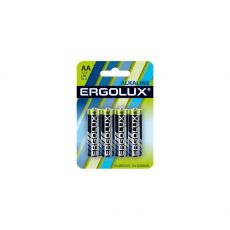 Батарейка Ergolux Alkaline LR6-BL4 AA 2800 мА*ч 4 шт.