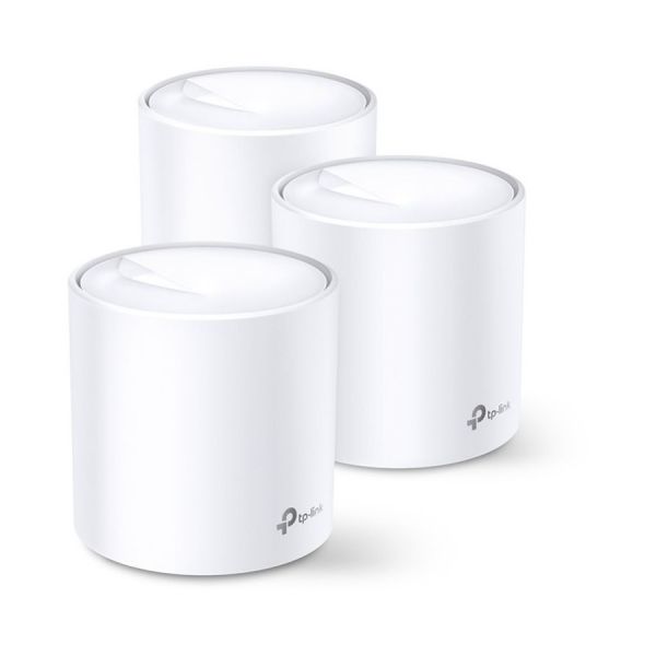 Бесшовный Mesh роутер TP-LINK Deco X20 (3-PACK) AX1800, белый, 3 шт. в комплекте