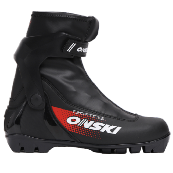 Ботинки для беговых лыж ONSKI SKATE S86523 черный/красный 44 р.