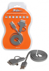 Кабель USB AirLine ACH-4-13 серые