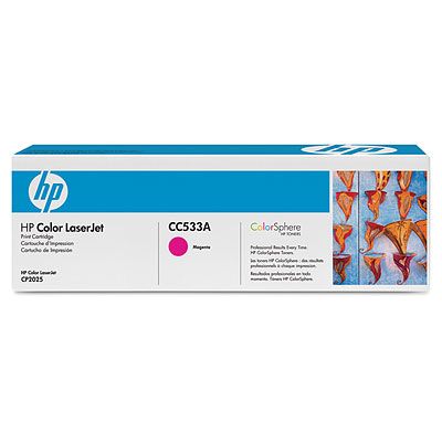 Картридж для принтера и МФУ HP CC533A Magenta