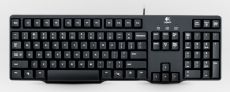 Клавиатура проводная Logitech K100 Classic черный PS/2