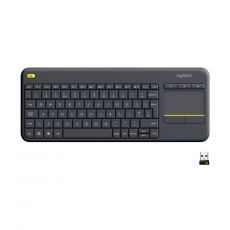 Клавиатура беспроводная Logitech K400 PLUS черный