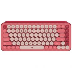 Клавиатура беспроводная Logitech POP KEYS красный/розовый