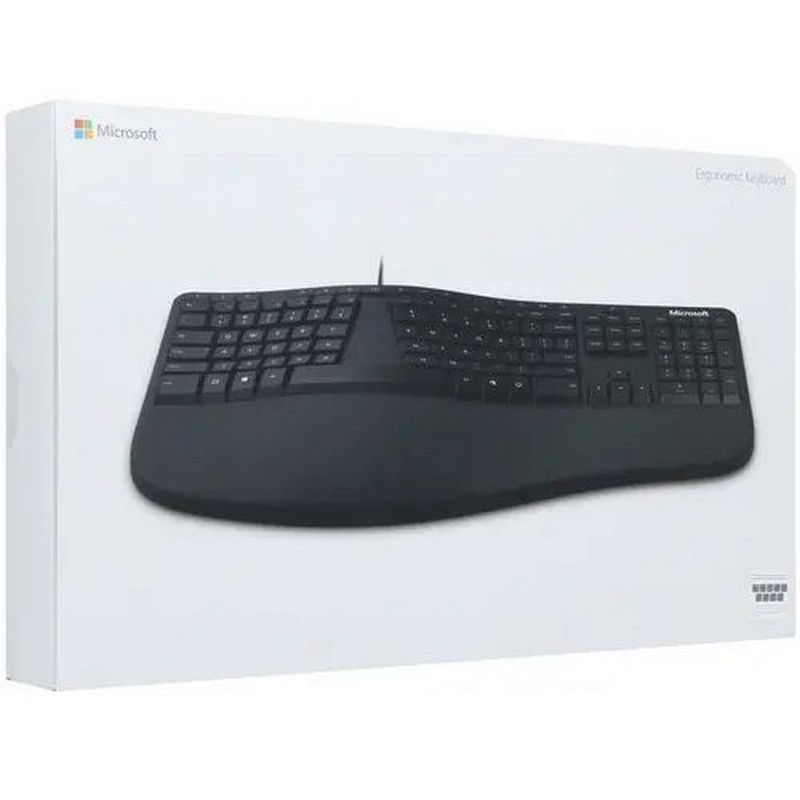 Клавиатура проводная Microsoft Ergonomic LXM-00011 черный