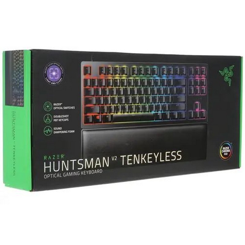 Клавиатура проводная Razer Huntsman V2 TKL [rz03-03941400-r3r1] черный