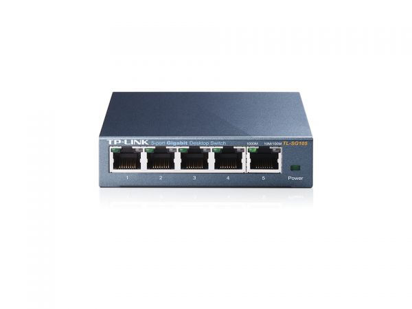 Коммутатор TP-LINK TL-SG105E # 5x10/100/1000 Мбит/сек, настраиваемый