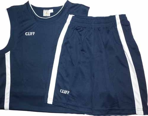 Комплект баскетбольной формы Cliff 500 4XL 52-54 Темно-синий