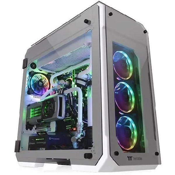 Корпус Thermaltake View 71 TG, Full-Tower Full-Tower белый [ca-1i7-00f6wn-00]