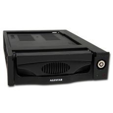 Корпуса и док-станции для жестких дисков Agestar Mobile rack (салазки) для HDD AGESTAR MR3-SATA(S)-1F, черный