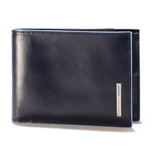 Кошельки Piquadro Blue Square (PU257B2/BLU2) синий телячья кожа