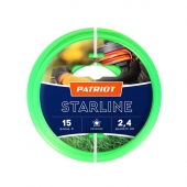 Леска для садовых триммеров Patriot Starline 1,6мм*15м