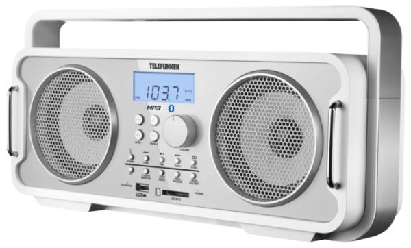 Магнитола TELEFUNKEN TF-SRP3401B белый