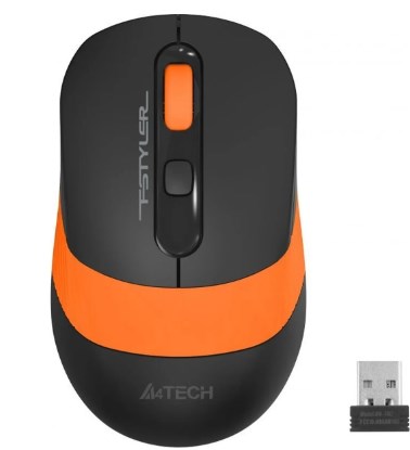 Мышь A4Tech Fstyler FG10 черный/оранжевый черный/оранжевый