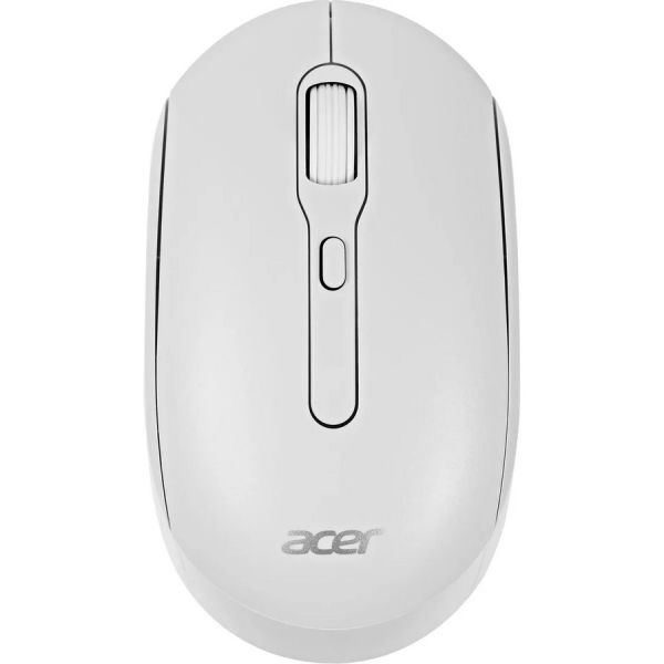 Мышь Acer OMR308 оптическая, беспроводная, USB, белый [zl.mcecc.023]