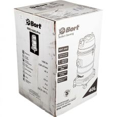 Строительный пылесос Bort BSS-1440-Pro 1400 Вт серый