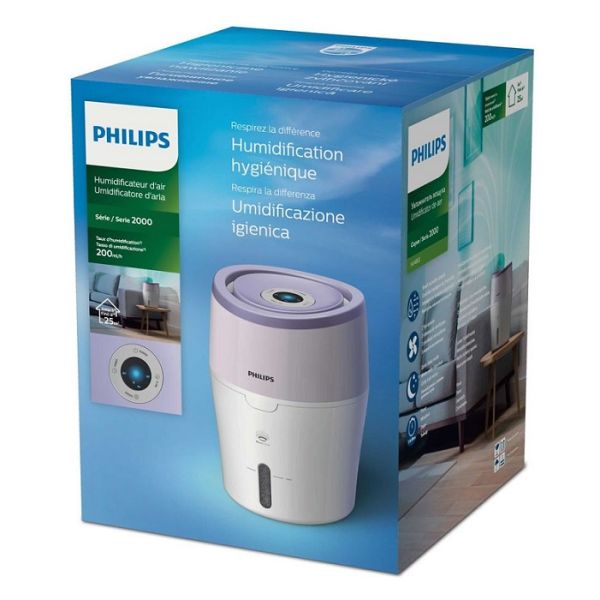 Традиционный увлажнитель воздуха Philips HU4802/01 белый/лиловый